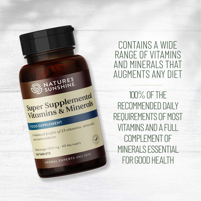Super Supplemental Vitamins & Minerals (120)