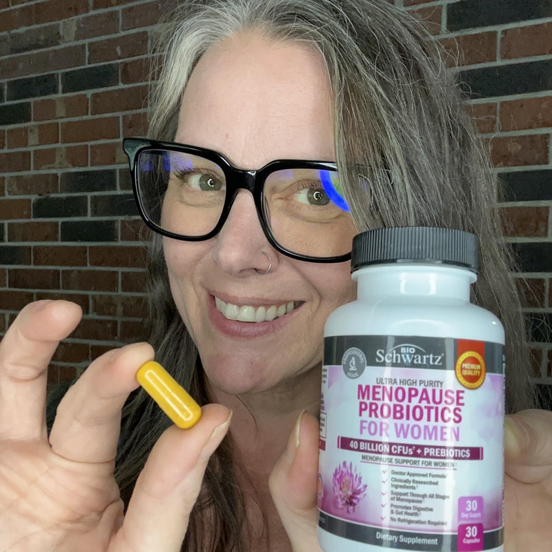 [Australia] - Menopause Supplements for Women - 40 Billion CFU Menopause Probiotics for Women - Support for Hot Flashes Night Sweats Mood Swings and Balance - Non-GMO, 30 Easy-Swallow Capsules, 30 Servings 30 Count (Pack of 1) 