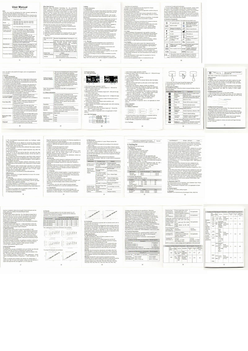 Fingertip Pulse Oximeter - Accurate Blood Oxygen Monitor (SPO2) & Heart Rate Monitor With Anti Motion Interference -Suitable for home/outdoor use