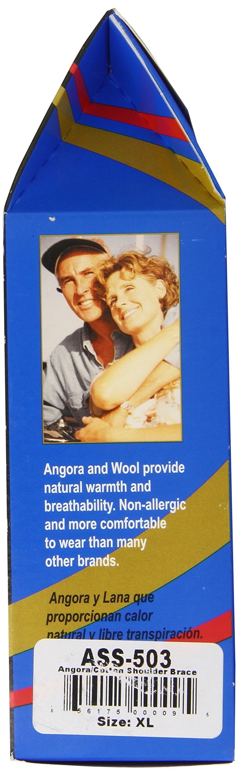 MAXAR Angora Upper Back and Shoulder Warming Support Brace Wrap, XL X-Large