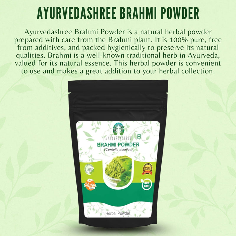 [Australia] - Centella asiatica Powder 200 Gm I Known as Gotu Kola, brahmi I Mandupakarni Powder I Non GMO I Gluten Free I Vegan Brahmi Powder 