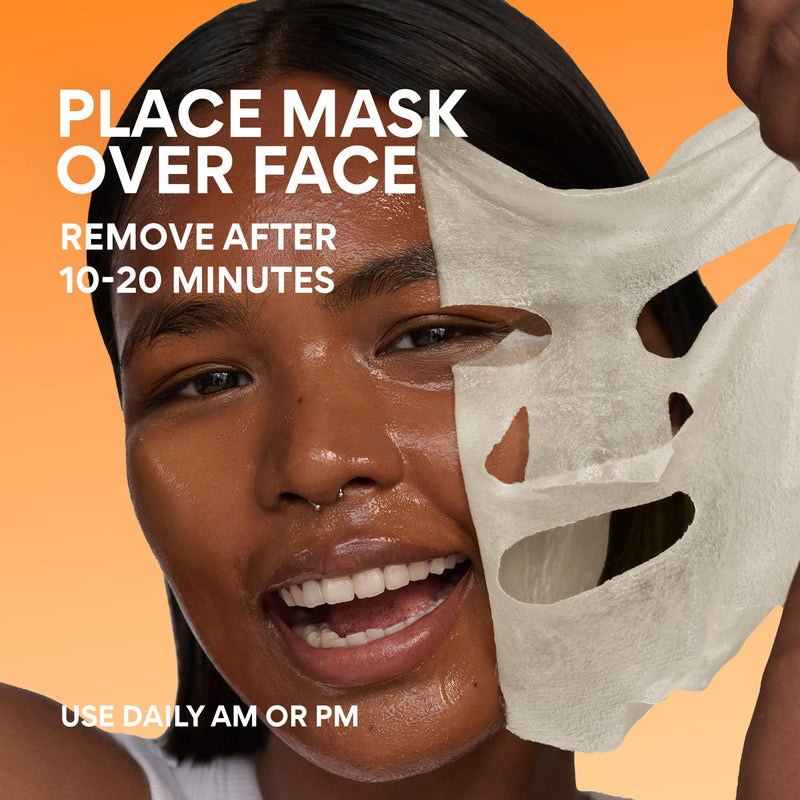 innisfree Serum-Infused Mask - 5 Pack Sheet Masks for Soothing & Hydrating, Ideal for Dry, Oily, and All Skin Types, Available in PDRN, Retinol Cica & Vitamin C