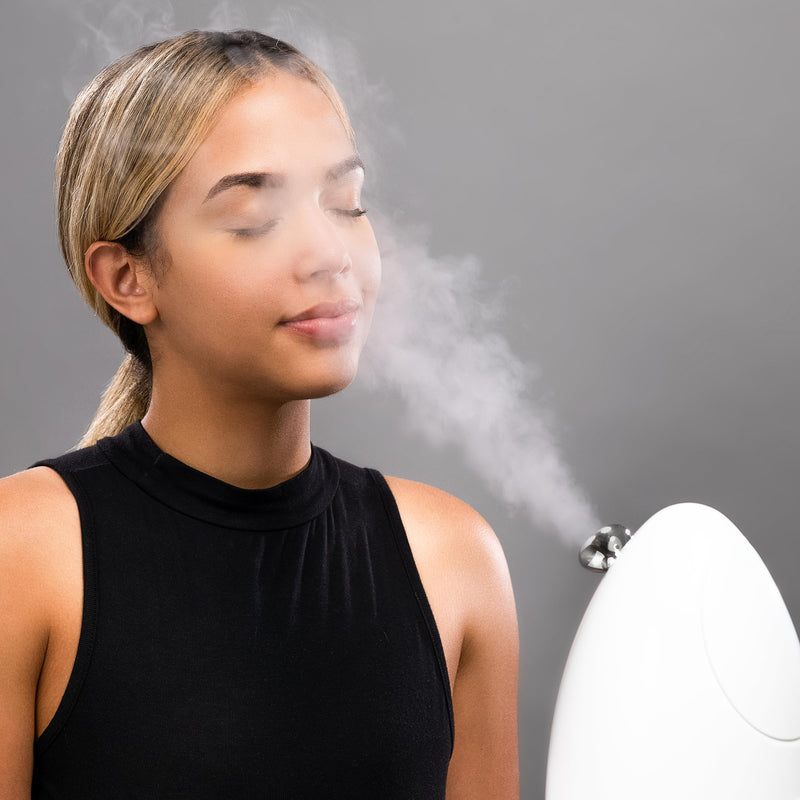 [Australia] - Spa Sciences - CIRRA - Nano Ionic Facial Steamer with UVC Sanitizing Protection, Aromatherapy Function, Detox Pores, and Boost Circulation - Includes an Essential Oil Basket 