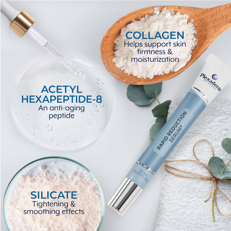 [Australia] - Plexaderm Rapid Reduction Eye Serum - Advanced Formula Anti Aging Visibly Reduces Under-Eye Bags, Wrinkles, Dark Circles, Fine Lines & Crow's Feet Instantly Instant Wrinkle Remover for Face 