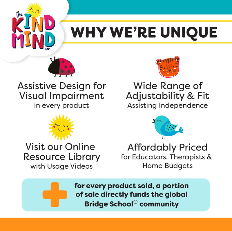 [Australia] - Adaptive Foam Grip Set - The Kind Mind Company‚Ñ¢. Adaptive Art Tools, Accessibility Aid for Kids & Adults, Mobility Aid for Painting, Drawing, Crafts - Assorted Sizes, 3-Pack 