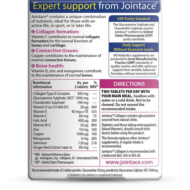 Vitabiotics Jointace Collagen Tablets 30 Capusles