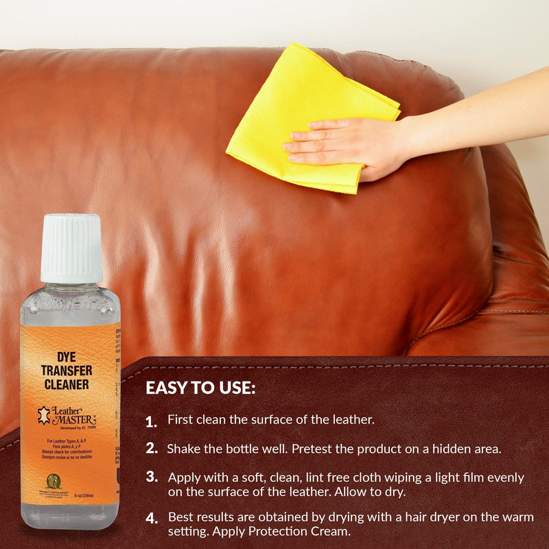 [Australia] - Leather Master Leather Dye Transfer Cleaner 236 milliliters 
