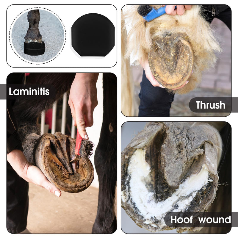18 Pack Horse Hoof Tape with Rubber Band Strong Sticky Hoof Wrap Convenient and Protective Solution for Wound Management Abscess and Laminitis Abscess Treatment - PawsPlanet Australia