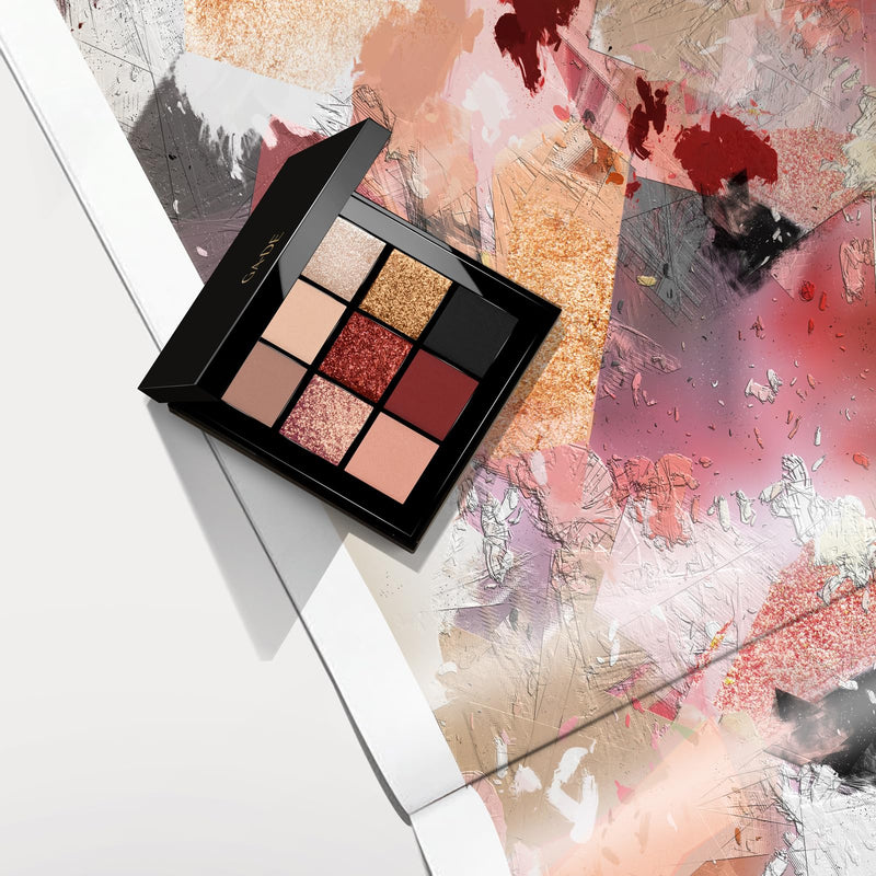 [Australia] - GA-DE Velveteen Eyeshadow Palette, 51 - Eyeshadow Collection with Light to Deep Shades - for Matte, Metallic, Silky and Shimmery Finishes - 0.286 oz 51 #Like4Like 