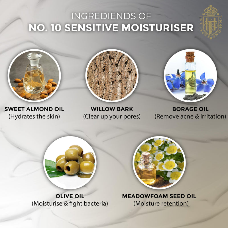 Truefitt & Hill Authentic No. 10 Sensitive Moisturiser 75ml