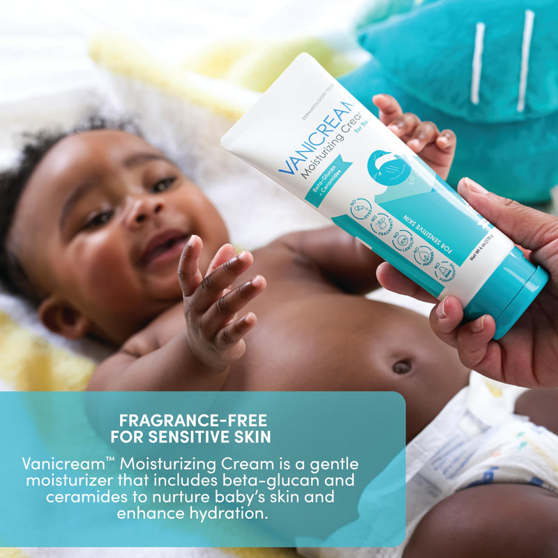 [Australia] - Vanicream Moisturizing Cream for Baby, 6 Oz, Gentle, Hydrating Baby Lotion with Beta-Glucan & Ceramides, Formulated without Common Irritants for Sensitive Skin, All Ages 