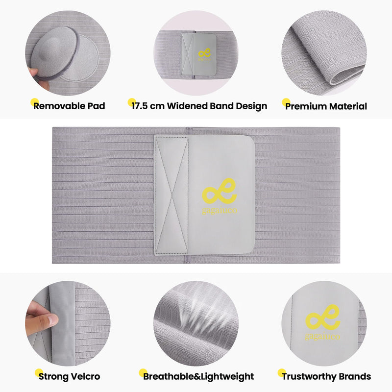 [Australia] - Umbilical Hernia Bandage.6.88" Umbilical Hernia Belt Men/Women - Abdominal Belt for Hernia: Navel, Incisional, Epigastric, Ventral. Inguinal Hernia Belt (Umbilical Hernia). Hernia Abdominal Belt for Women & Men-L L 1 