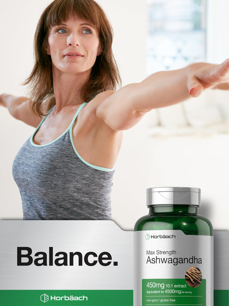 [Australia] - Horb√§ach Ashwagandha Supplement | Max Strength | 120 Capsules | Non-GMO, Gluten Free 120 Count (Pack of 1) 