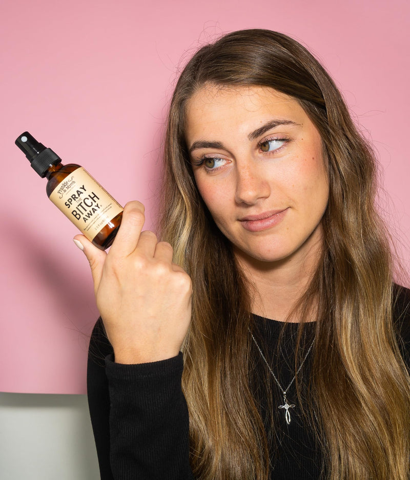 Frankie & Myrrh Spray The Bitch Away | Freshwater Perfume | Aromatherapy Life's Woes | with Bergamot, Lavender, Geranium, Frankincense