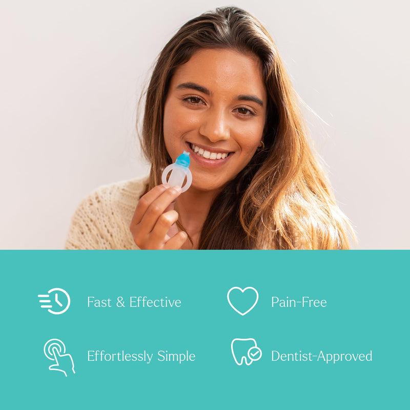 GLO Science Teeth Whitening Gel– Sensitivity Free Tooth Whitener with 6% Hydrogen Peroxide – Fast, Safe, & Effective – Includes 10 Mint Pods 5 Pack