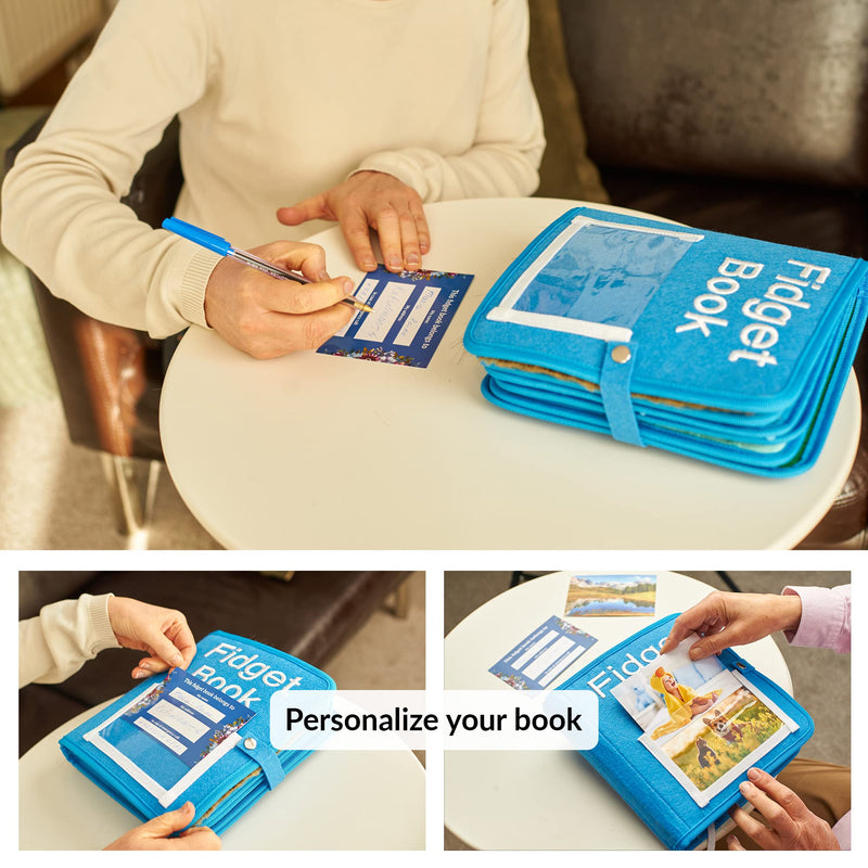 [Australia] - Nestel book | Nest blanket for dementia sufferers | Seniors & Dementia Employment Hands | Dementia blanket | Toys for people with dementia | Sensory Blanket | Fidget book 