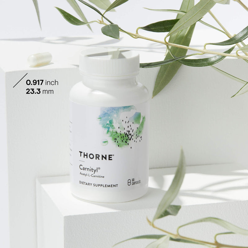 [Australia] - Thorne Acetyl-L-Carnitine - 500 mg - Supports brain function and healthy nerve sensations in the hands and feet - 60 capsules 