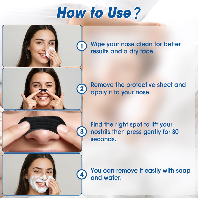 [Australia] - Nasal Strips for Snoring (60 ct),Extra Breathing Nose Strips,Reduce Snoring Aids for Men & Women,Oil & Sweat Proof,Help Improves Sleep and Sports,Universal Fit 60 