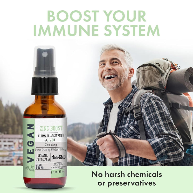 Tri Magnesium Complex - Magnesium Biglycinate, Citrate & Taurate Liquid Spray 300mg w/Raw Vitamin C and Organic ZINC Boost Mist 40mg (Extra Strength) - Sugar Free with VIT C and Elderberry Extract