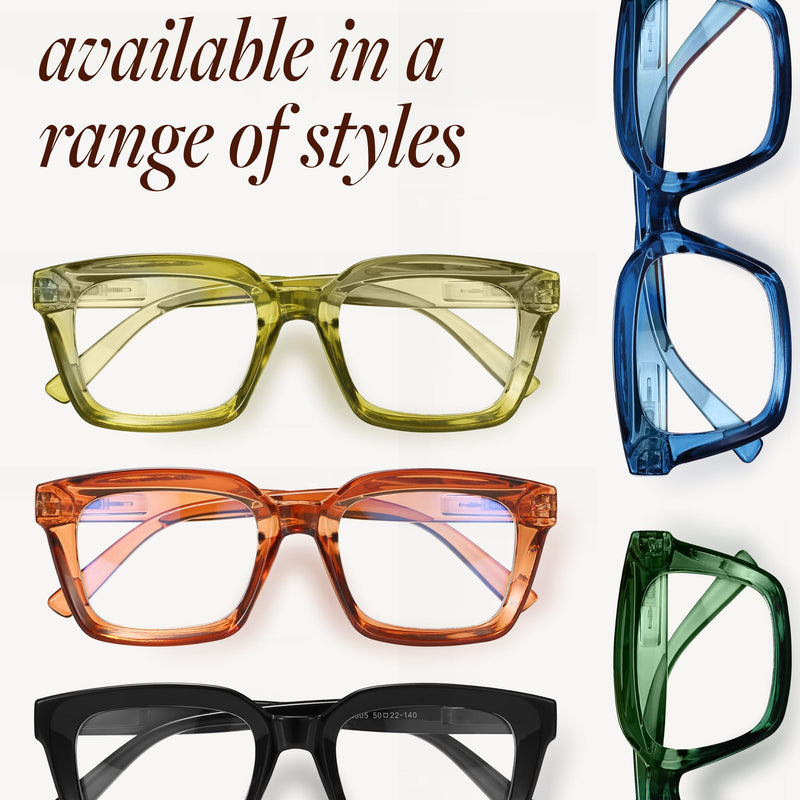 [Australia] - IBOANN Oversized Blue Light Glasses for Woman, Funky Fashion Glasses With Preppy Look, Reduce Screen Fatigue Computer Glasses Medium A1 Coco Tortoise 1 