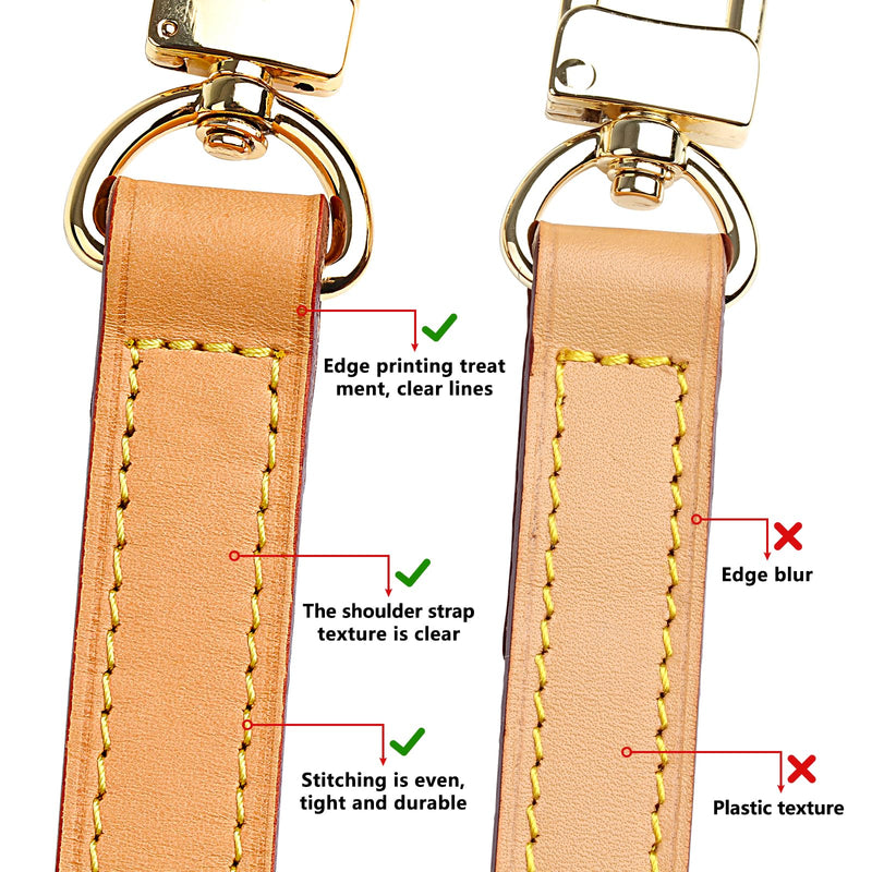 jiesinlov Vachetta Leather Bag Strap Replacement Adjustable 39.4-47.2inches,Purse Shoulder Straps Crossbody for Handbag (Beeswax-Width:0.43in) W:0.43in Adjustable Beeswax-width:0.43in