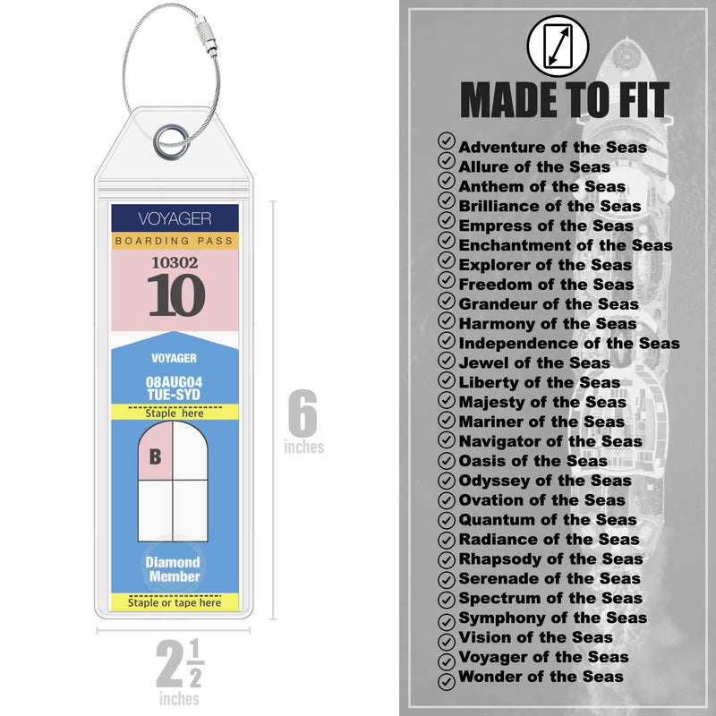 Royal Caribbean Essentials Kit - Cruise Power Strip, Lanyards & Royal Caribbean Luggage Tags