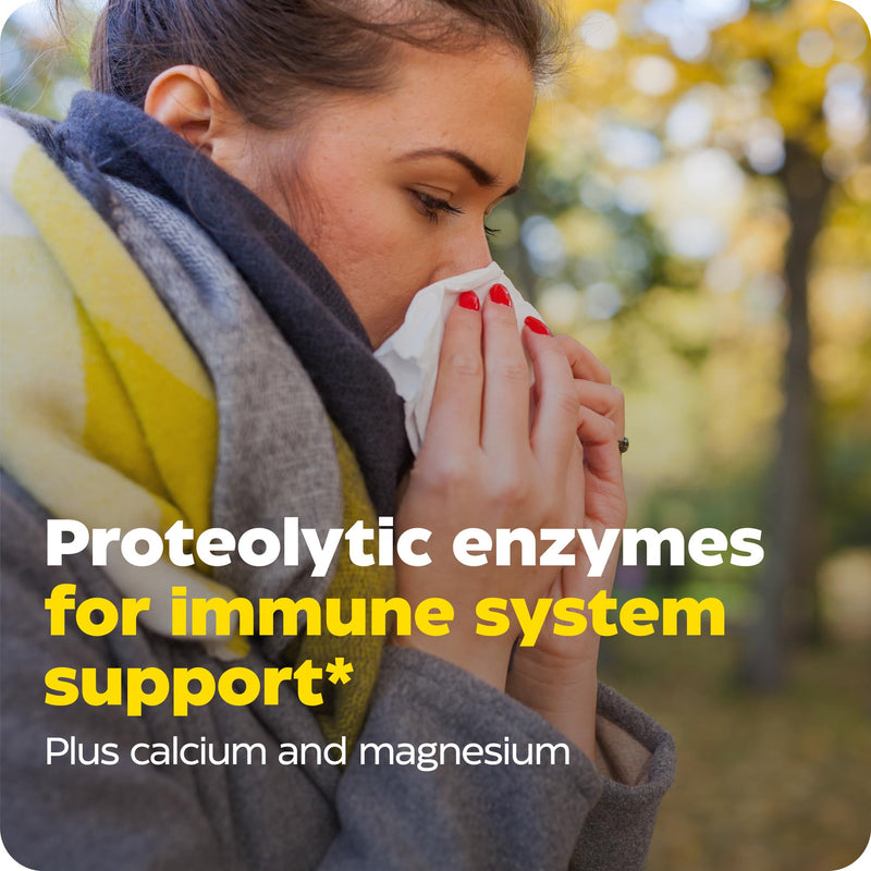 Enzymedica Immune Defense Regular Strength Caps - 60 Capsules | Proteolytic Enzyme Supplement for Men & Women, Immune Health Support Supplement with Protease, Catalase, Vegan 60 Count (Pack of 1)