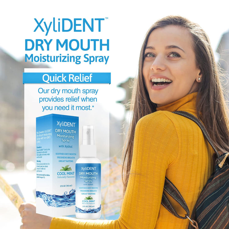 [Australia] - Nature's Stance XyliDENT Xylitol Dry Mouth Spray - Stimulates Saliva, Freshens Breath, Reduces Acid Production, Fast Acting Extended Relief, 2 Ounce (Cool Mint) Cool Mint 2 Fl Oz (Pack of 1) 