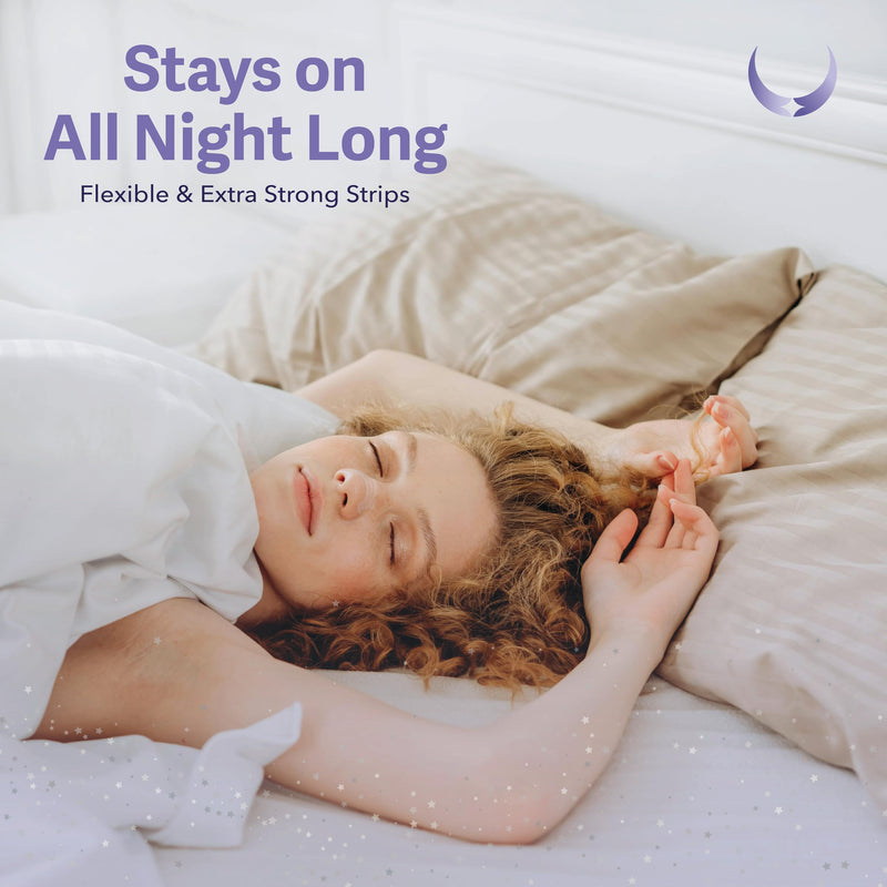 [Australia] - Anti Snoring Nose Tape, Nasal Strips Help Breathing, Better Night Sleep, Breathe Better, Increases Oxygen Intake, Snore Stopper, Clear Breath, 30 Count 