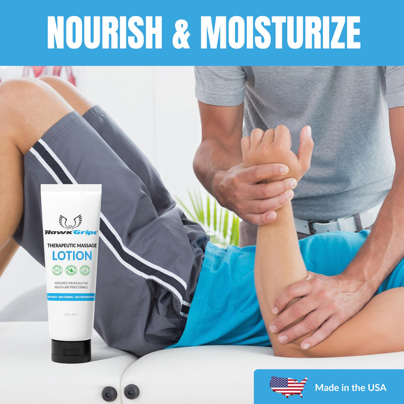 [Australia] - 8oz Therapeutic Massage Lotion for Massage Therapy, Unscented, Professional, Scraper Tool Massage Lotion, Deep Tissue, Cupping Therapy, Non-Greasy, Non-Staining, Shea Butter, Pack of 1 8 Fl Oz (Pack of 1) 