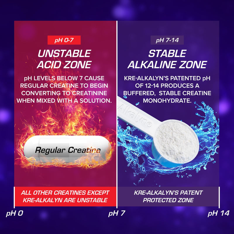 EFX Sports Kre-Alkalyn EFX Powder | pH Correct Creatine Monohydrate Powder Supplement | Strength, Muscle Growth & Performance | 140 Servings (Unflavored)