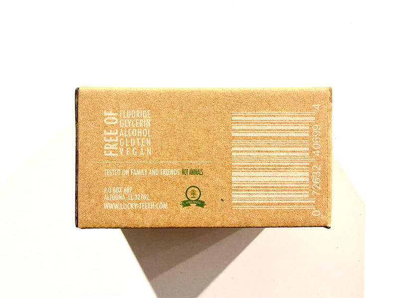 [Australia] - Lucky Teeth Organic Toothpaste-All Natural, Remineralizes and Fortifies Teeth and Gums. (4.5 oz 2 Pack) 