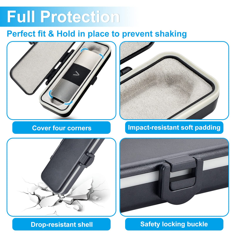 [Australia] - iGuerburn Protective Case for AliveCor KardiaMobile 6-Lead Personal EKG, Heart Monitor Case for Kardia Mobile 6L ECG (NOT for KardiaMobile 1L!) Black - KardiaMobile 6L 