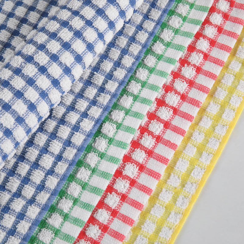 [Australia] - Dish Cloths for Kitchen Washing Dishes, Super Absorbent Dish Rags, Cotton Terry Cleaning Cloths Pack of 8, 12x12 Inches Mix-2 12x12 Inch (Pack of 8) 