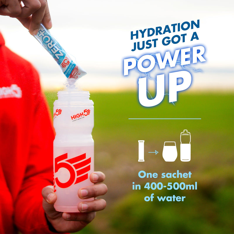 HIGH5 ZERO+ Ultra Electrolytes Hydration Sachets - Triple Strength Hypotonic Sugar Free Electrolytes Powder - Fast Fluid Absorption Rehydration Sachets for Endurance (Berry Salt, 16 x 17.5g) Berry Salt