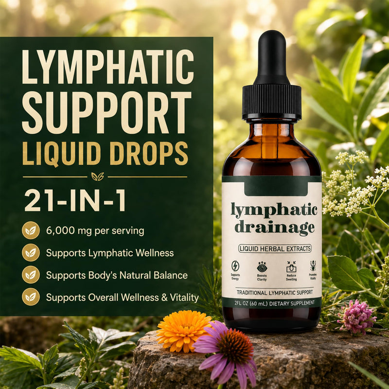 Lymphatic Drainage Drops - Reduce Swelling（60ml
