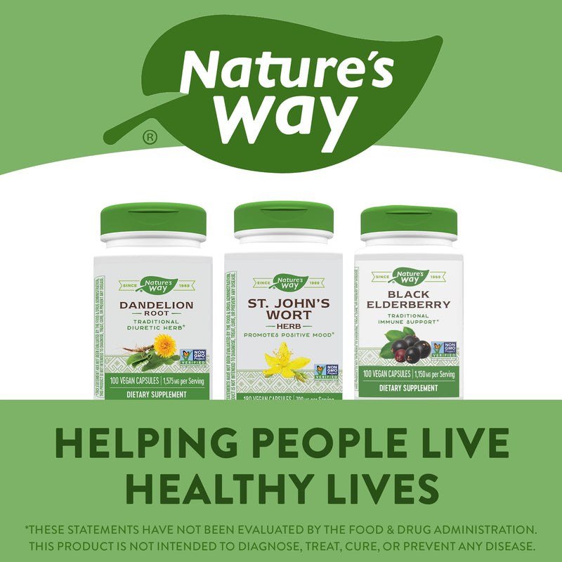 [Australia] - Nature's Way Premium St. John’s Wort Herb, Promotes A Positive Outlook*, 700 mg per serving, 180 Vegan Capsules 