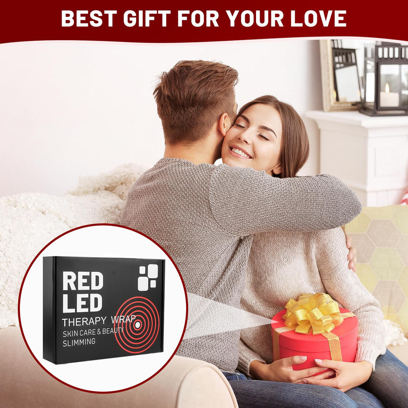 [Australia] - Red Light Therapy for Body, 140 LEDs Infrared Light Therapy for Shoulder Waist Muscle, Upgraded 3 in 1 Led Beads, 660nm Red Light & 850nm Near Infrared Light Therapy Belt 