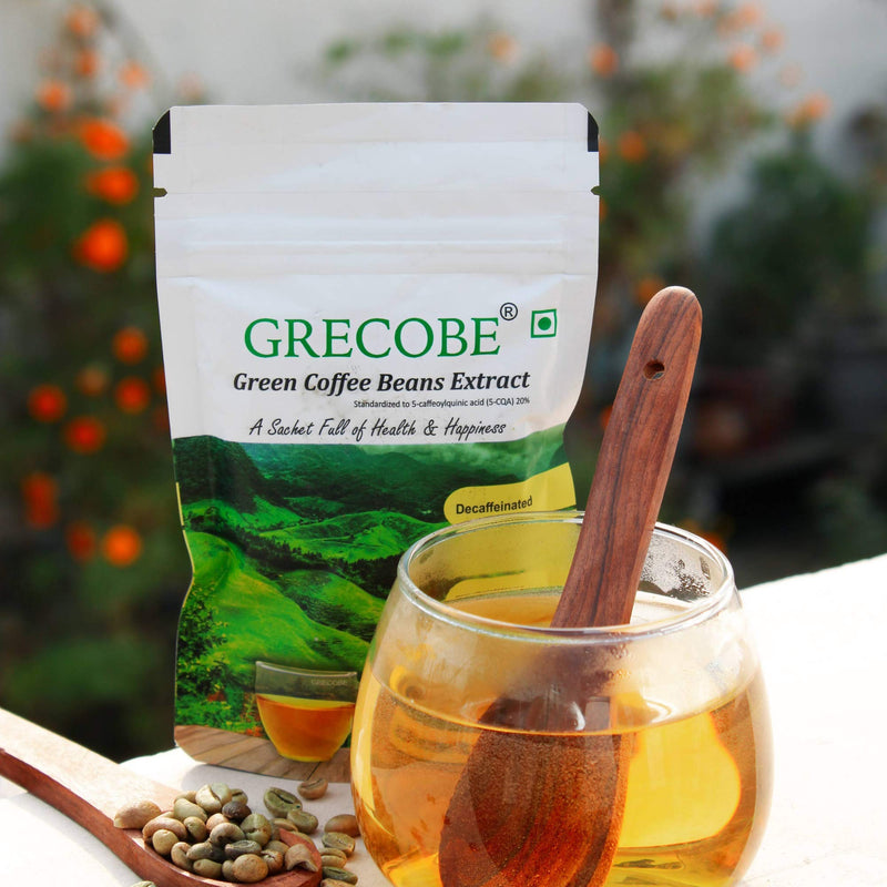 [Australia] - 100% pure green coffee beans extract with 50% chlorogenic acids, decaffeinated, antioxidant | maintain metabolism - (1Pouch- 100 sachets) 