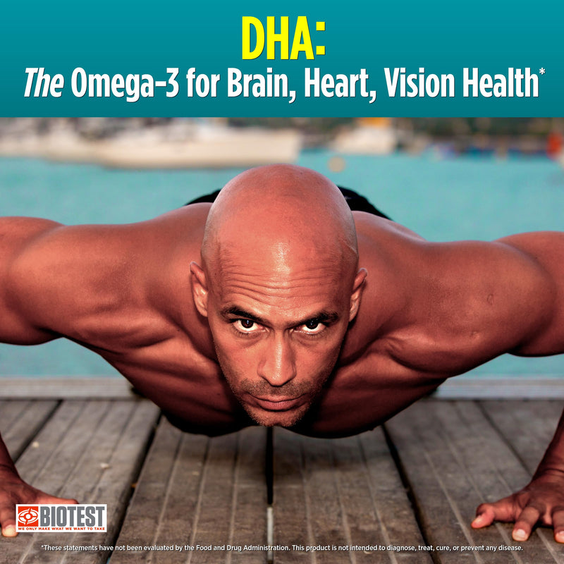 [Australia] - Biotest Flameout DHA-Rich Fish Oil - 4200 mg Omega-3 - Pharmaceutical Grade DHA & EPA - 90 Softgels (30 Day Supply) 90 Count (Pack of 1) 
