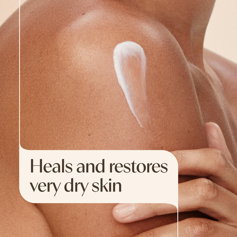 Aveeno Skin Relief Intense Moisture Repair Body Cream with Triple Oat & Shea Butter Formula, Moisturizing Cream Heals & Restores Very Dry Skin with Long-Lasting Moisture, Fragrance-Free, 11 Oz 11 Ounce (Pack of 1)
