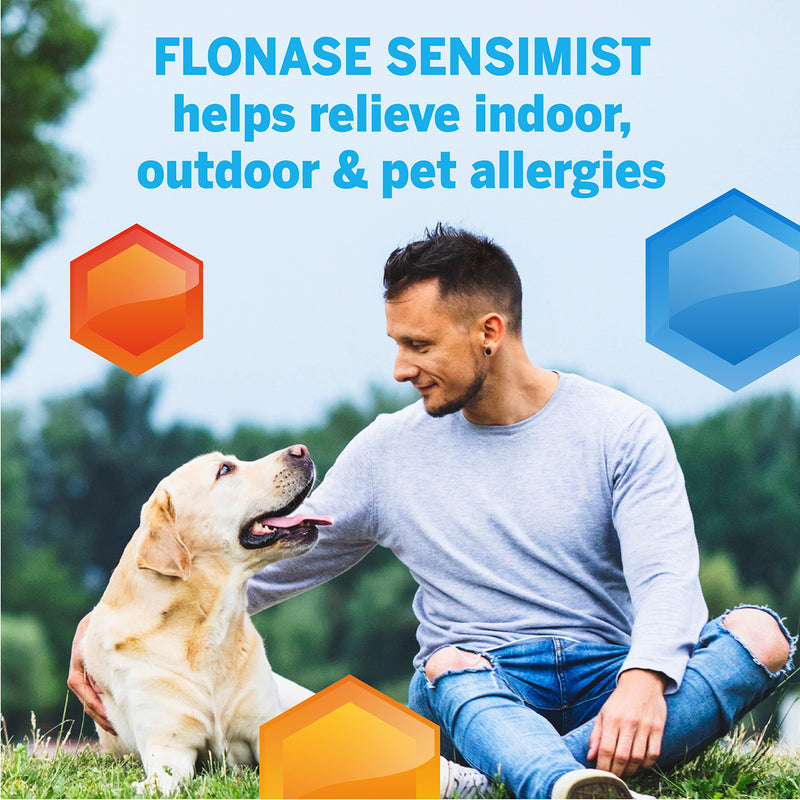 [Australia] - Flonase Sensimist Allergy Relief Nasal Spray for Non-Drowsy, 24-Hour Multi-Symptom Allergy Relief – 120 Sprays (Pack of 2) 