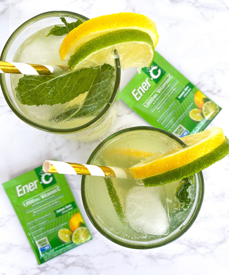 Ener-C Multivitamin Drink Mix, Electrolytes Powder - Lemon Lime, 30 Count | Vitamin Packets for Water, Vitamin Drink Mix, Hydration Liquid Mix, Immune Booster for Adults, Healthy Energy 10.08 Ounce (Pack of 1)