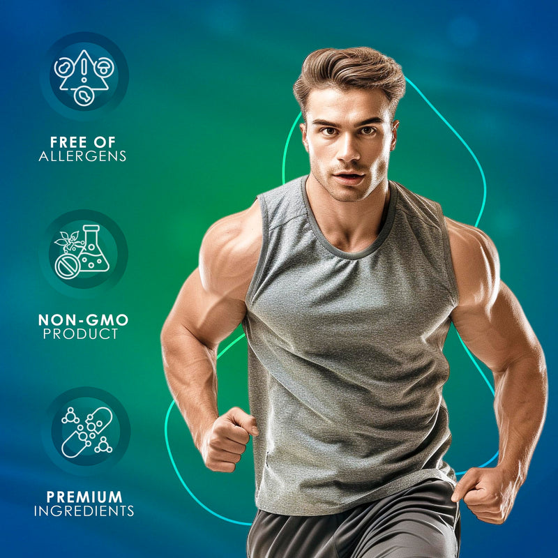 Ambrosial Men's Multivitamin Tablets for Men with Lycopene, Ginseng & Grape Seed Extract Supports Muscle Strength, Immunity, Energy & Endurance - Multi Vitamins for Men Fitness Enthusiast 120 Tablets