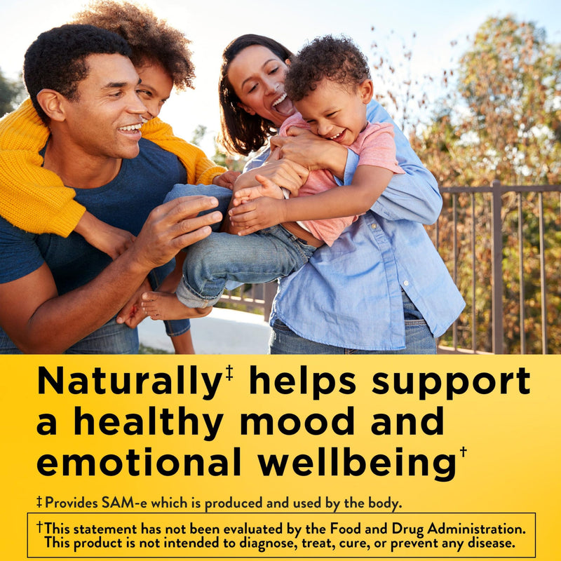Nature Made SAM-e 200mg Complete for Mood Support, 60 Tablets | Dietary SAM-e Supplement, Joint Health Supplement, Provides a Source of Sulfur to Help Support Joint Comfort, 30 Day Supply 60 Count (Pack of 1)