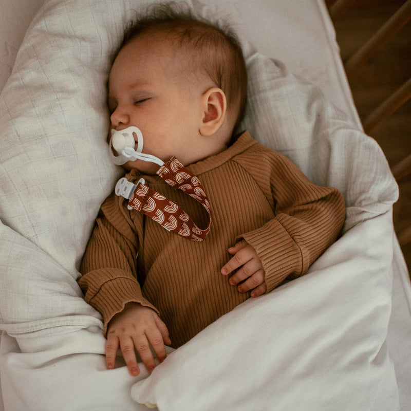[Australia] - Baby Pacifier Clip Leash Soothie Holder Unisex for Girl or Boy 4 Pack Gift Set Universal Fit (Boho Baby) Western Baby 