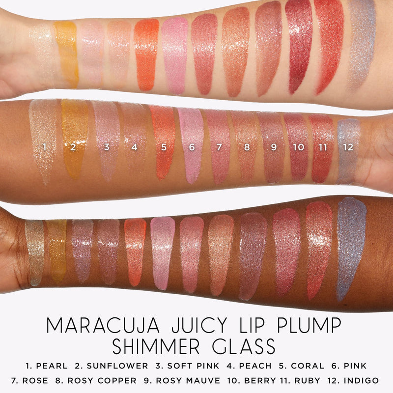 [Australia] - tarte maracuja juicy shimmer glass lip plump – Hydrating & Volumizing Lip Gloss Balm with Hyaluronic Acid & Vitamin E, Plumps & Moisturizes, Vegan & Cruelty-Free berry 