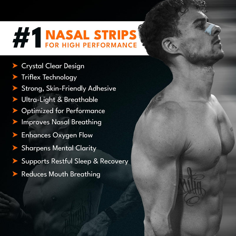[Australia] - Pneuma Nasal Strips ‚Äì Performance Pack (15 Count + 15 Wipes) ‚Äì Nasal Strips for Snoring & Nose Strips for Breathing to Enhance Oxygen Flow & Athletic Endurance (Clear Transparent ‚Äì Unisex Fit) Clear Transparent ‚Äì Unisex Fit 