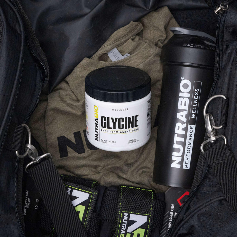 [Australia] - NutraBio Glycine Powder - Glycine Supplement- Free Form Amino Acid Supplement - 1000mg Serving - 150g, 150 Servings 