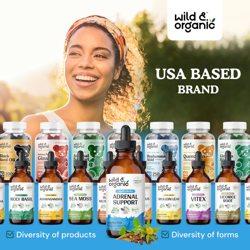 [Australia] - Adrenal Health Daily Support - Natural Adrenal Strength Supplement for Women & Men - Adrenal Liquid Drops Complex with Organic Rhodiola & Ashwagandha Root - Vegan Tincture - 4 Fl. Oz. 4 Fl Oz (Pack of 1) 